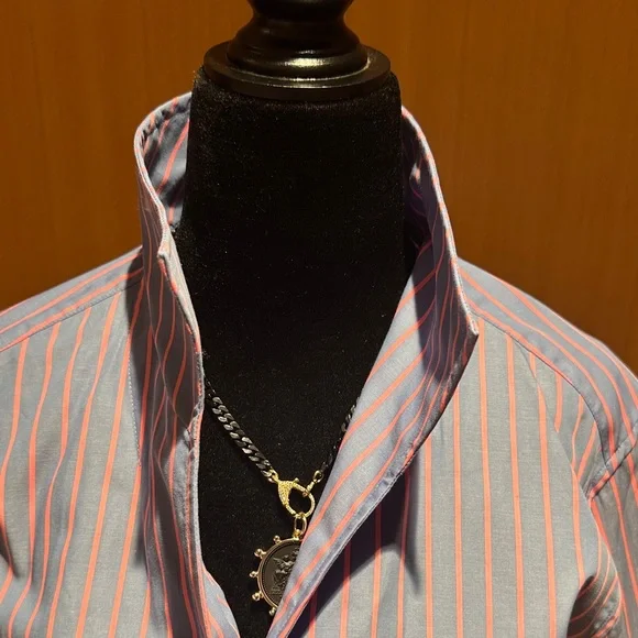 Striped Button-Up Shirt - Picture 4 of 6